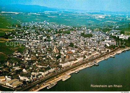 Ruedesheim Rhein Fliegeraufnahme
