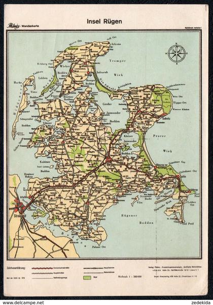 C1765 - Insel Rügen - Phönix Verlag Wanderkarte