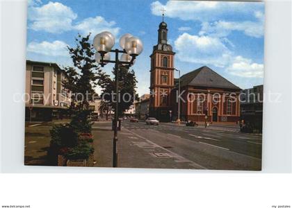 Ruesselsheim Main Stadtkirche Markt und Frankfurter Strasse
