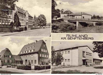 Ruhland Polytechnische-Oberschule-Geschwister-Scholl Elsterbruecke Rathaus Turnh