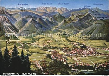 Ruhpolding Bayern Fliegeraufnahme