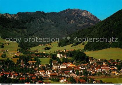 Ruhpolding Panorama Luftkurort gegen Hochfelln Chiemgauer Alpen