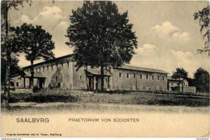 Saalburg, Praetorium von Südosten