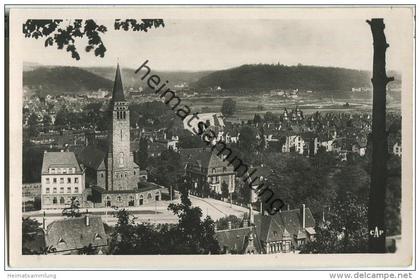 Saarbrücken - Gesamtansicht - Foto-Ansichtskarte - Verlag P. Krämer Saarbrücken
