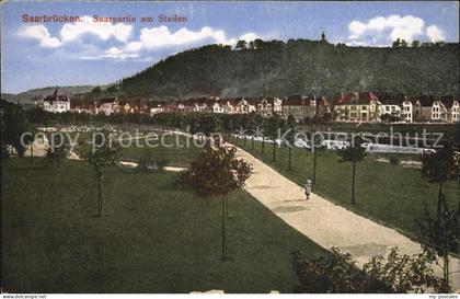 SAARBRueCKEN Saarland Saarpartie am Staden Promenade