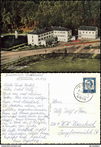 Ansichtskarte Nonnweiler Kaufhaus Kolling 1963