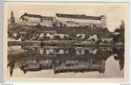(41755) Foto AK Wettin, Schloss, 1955