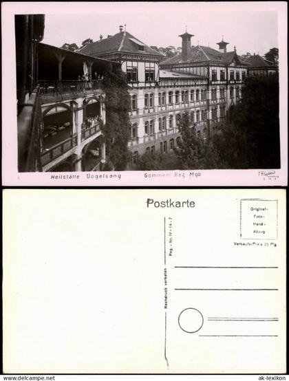 Ansichtskarte Gommern Heilstätte Vogelsang (Gommern) zu DDR-Zeiten 1960