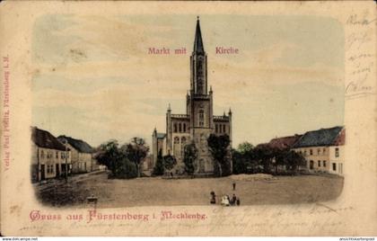 CPA Dessau in Saxe Anhalt, Markt, Kirche