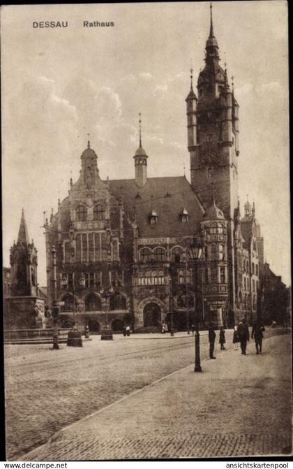 CPA Dessau in Saxe Anhalt, Rathaus