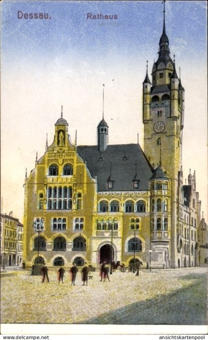 CPA Dessau in Saxe Anhalt, Rathaus