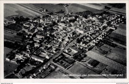 CPA Kleinmühlingen in Saxe Anhalt, Fliegeraufnahme