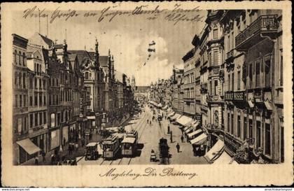 CPA Magdeburg in Saxe Anhalt, schöne Detailansicht