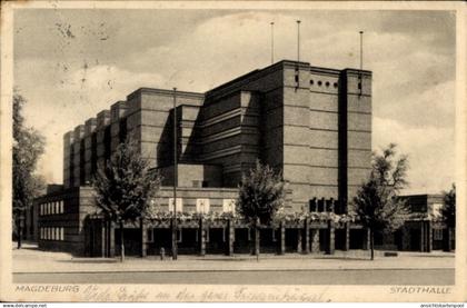 CPA Magdeburg in Saxe Anhalt, Stadthalle