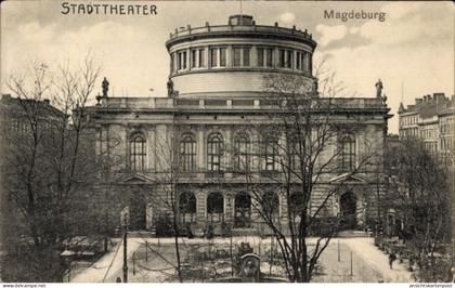 CPA Magdeburg in Saxe Anhalt, Stadttheater