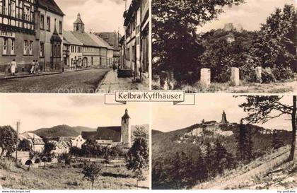 Kelbra Kyffhaeuser Dorfstrasse Kirche Denkmal Park