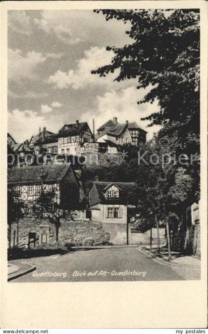 Quedlinburg Harz Alt- Quedlinburg