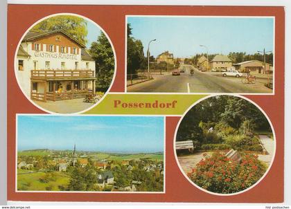 (100445) AK Possendorf, Bannewitz, Mehrbildkarte, Gasthaus Rundteil, Schulpark 1
