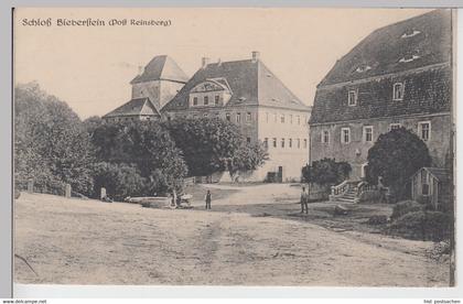 (111563) AK Schloss Bieberstein, Reinsberg, Sachsen, um 1917