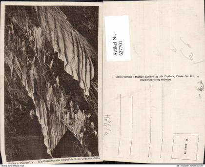 627701,Syrau Rosenbach b. Plauen i. Vogtland Die Gardinen d. Neuentdeckten Drachenhöhle Höhle