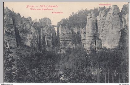 (96790) AK Sächs. Schweiz, Bastei, Ferdinandstein, vor 1945