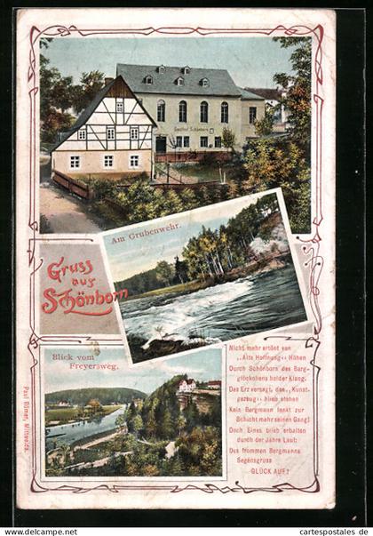 AK Schönborn, Gasthof Schönborn, Am Grubenwehr