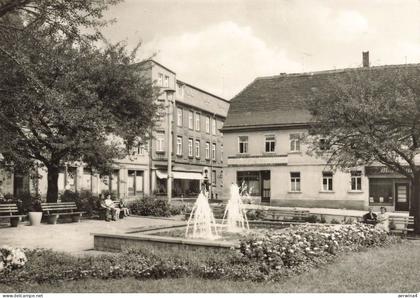 Ansicht Markt in Schkeuditz bei Leipzig Sachsen Postkarte AK