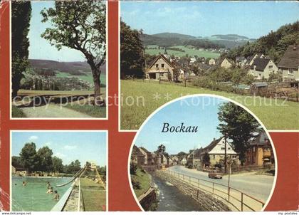 Bockau Erzgebirgskreis Teilansichten Freibad Karl Marx Strasse