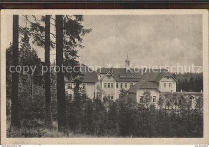 Carolagruen Schoenheide Erzgebirge Heilstaette