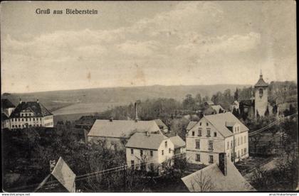 CPA Bieberstein Reinsberg in Sachsen, Teilansicht, Kirche