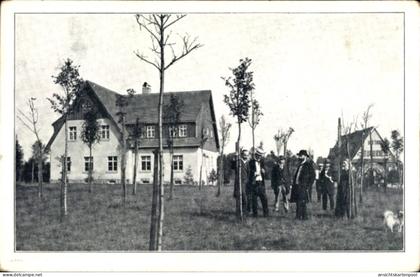 CPA Dorfchemnitz in Mittelsachsen, Kriegshaus der Roi Friedrich-August-Erholungsstätte
