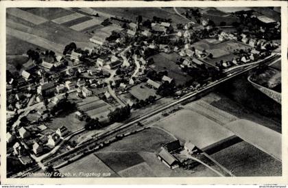 CPA Dorfchemnitz Zwönitz im Erzgebirge, Fliegeraufnahme