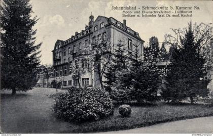 CPA Johannisbad Schmeckwitz Räckelwitz Oberlausitz, Moor- und Eisenschwefelbad Dr. Rachel