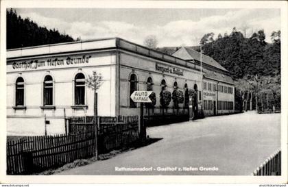 CPA Rathmannsdorf in Sachsen, Gasthof zum tiefen Grunde