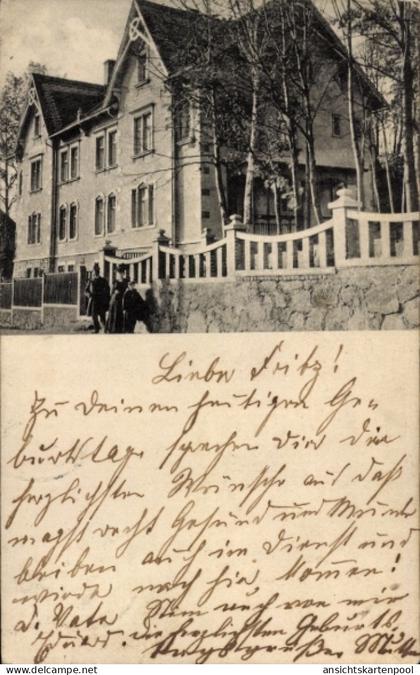 CPA Reinsberg in Sachsen? Wohnhaus? Erholungsheim?