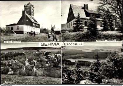 CPA Sehma Sehmatal im Erzgebirge, Auf dem Bärenstein, Ferienheim Waldhaus, Teilansicht