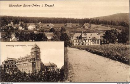 CPA Sehma Sehmatal im Erzgebirge, Fichtelberg Unterkunftshaus