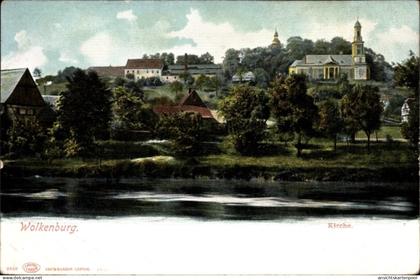 CPA Wolkenburg Kaufungen Limbach Oberfrohna Sachsen, Kirche