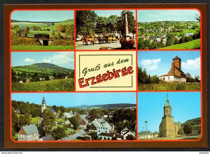 D0377 - TOP Oberwiesenthal Jöhstadt Königswalde Bärenstein - Verlag Bild und Heimat Reichenbach Qualitätskarte