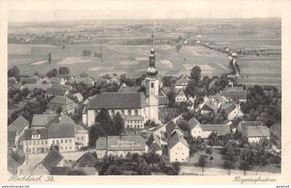 Fliegeraufnahme von Hochkirch mit Gasthaus zum alten Fritz Sachsen AK 1931