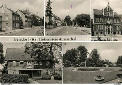 Gersdorf Hohenstein-Ernstthal Rathaus Platz des Friedens Kinderkrippe Volkspark