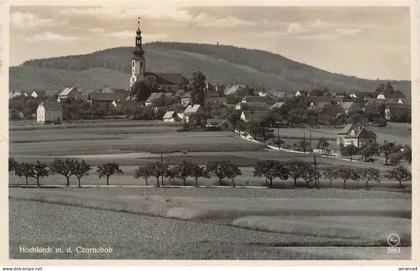 Hochkirch mit der Czorneboh Sachsen Postkarte AK 1933