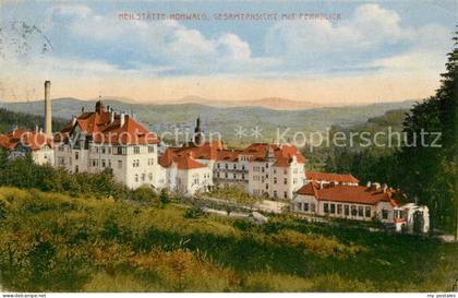 Hohwald Sachsen Heilstaette mit Fernblick