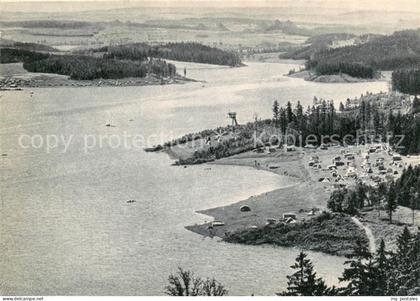 Poehl Vogtland Fliegeraufnahme Talsperre