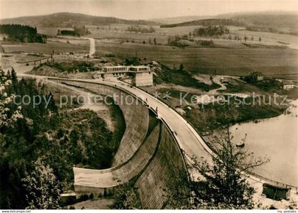 Poehl Vogtland Talsperre Sperrmauer