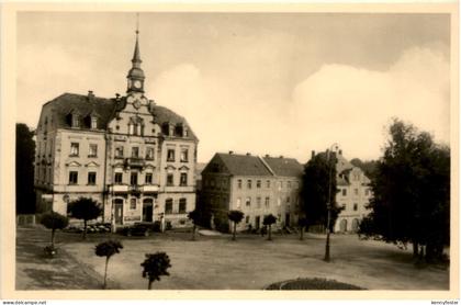 Rabenau, Rathaus und Marktplatz