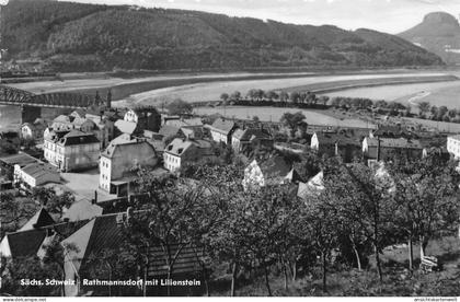 Rathmannsdorf mit Lilienstein ngl #190.606