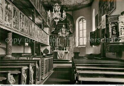 Reinhardtsdorf-Schoena Bauernkirche Inneres