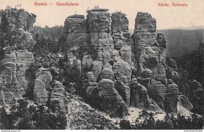 Sächs. Schweiz Bastei Gansfelsen ngl #191.387