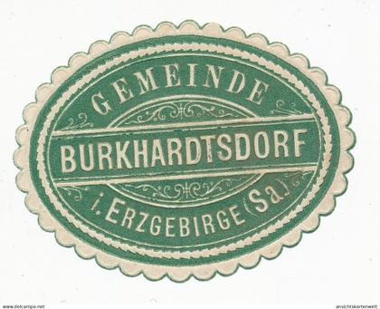Sondermarke (Keine AK!) Gemeinde Burkhardtsdorf i. Erzgebirge (Sa.) #156.584